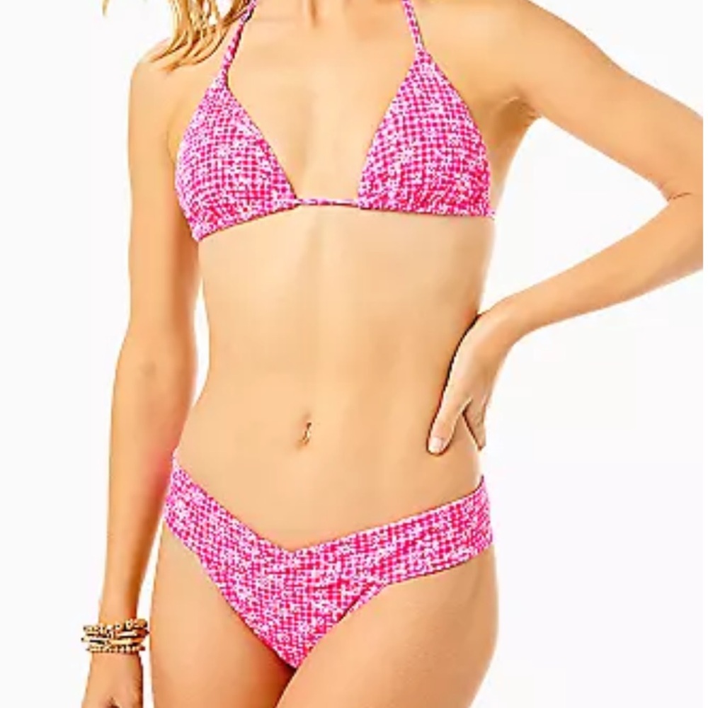 Lilly Pulitzer Pink Patterned Bikini